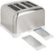 Cuisinart CPT-180WP1 4-Slice Metal Classic Toaster, White/Stainless Steel