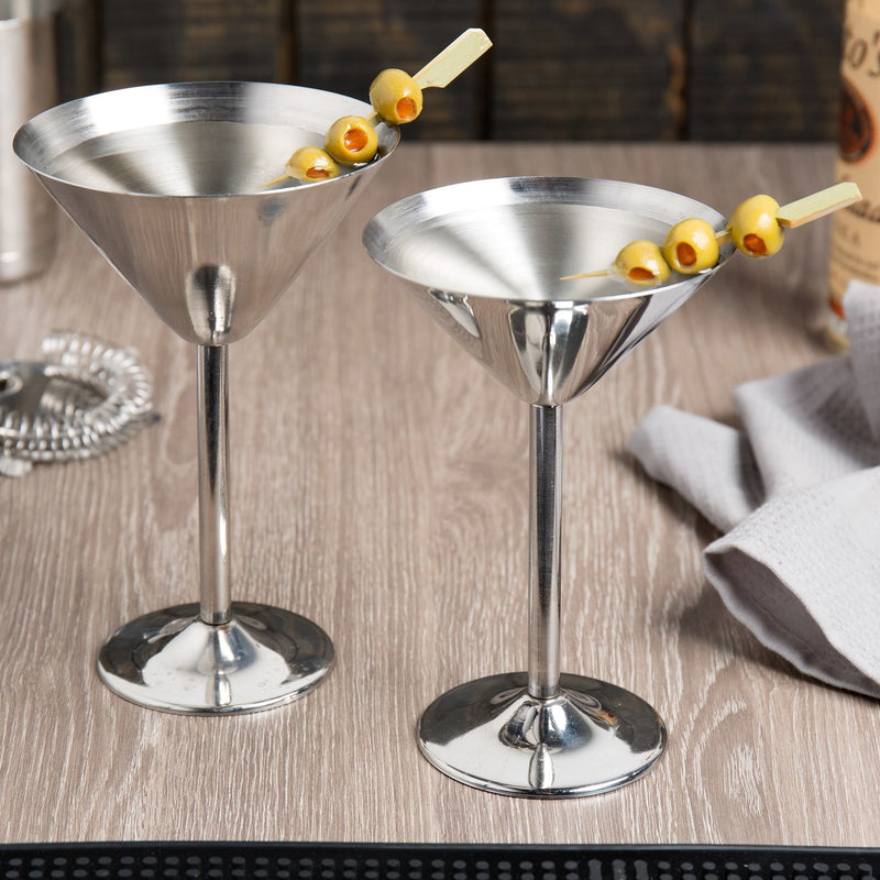 Stainless Steel Martini Glass