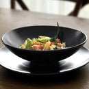 FOH DBO030BKP22 10" Round Spiral Wide Bowl - 48oz - Ink