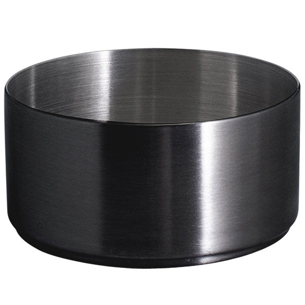 DSD073BKS23 6oz Brushed Stainless Soho Ramekin – Matte Black