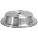 FOH DCV002BSS23 9.5” Round Brushed Stainless Plate Cover – Silver