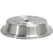 FOHDCV005BSS23 11.5” Round Brushed Stainless Plate Cover – Silver