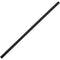 7 3/4" Jumbo Black Unwrapped Straw - 5000/Case