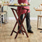 Wooden Folding Tray Stand