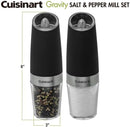 Cuisinart CSS-2424 Gravity Salt and Pepper Spice Mill with Blue LED Light, 2/3 Cup Capacity