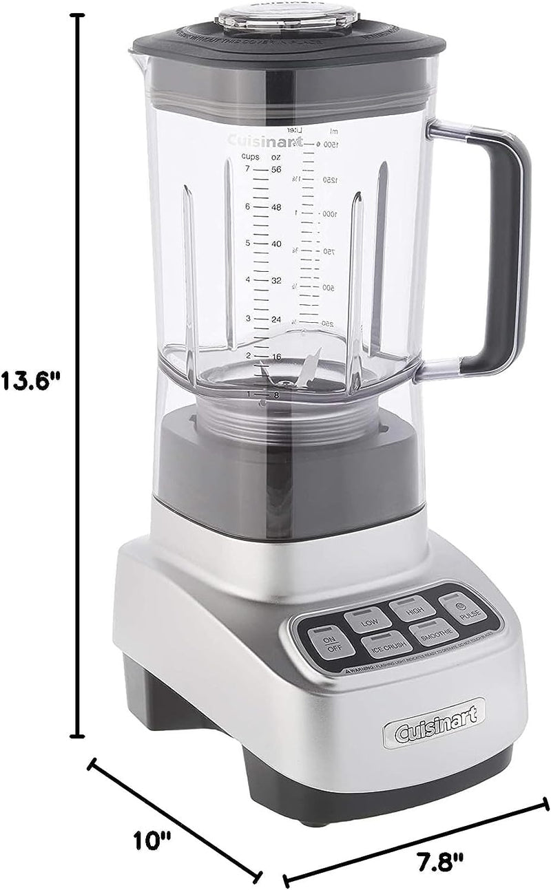 Cuisinart SPB-650 1 HP Blender, 7.8" x 10" x 13.6", Silver