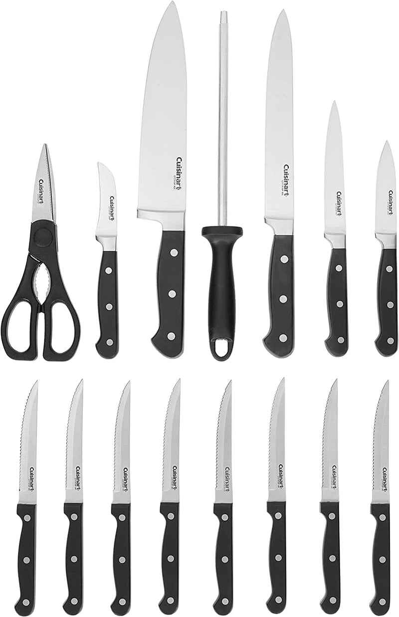 Knife Block Set with 16 Knifes - Cuisinart