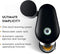 Nespresso VertuoPlus Deluxe Coffee and Espresso Machine by Breville with Milk Frother, 8 Ounces, Black