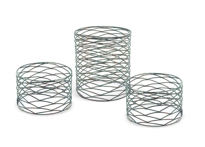 FOH BRI003PTI20 Patina Rectangle Basket