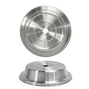 FOH DCV002BSS23 9.5” Round Brushed Stainless Plate Cover – Silver