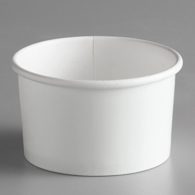 White Paper Ice Cream Cup - 1000/Case