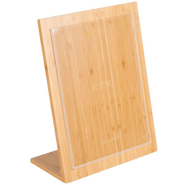 Bamboo Display Stand  - 8 1/2" x 11"