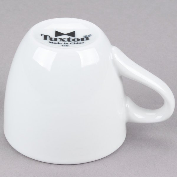 3.5 oz. Bright White Espresso China Cup - 36/Case