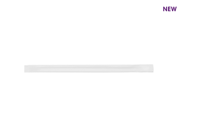 ASW004WHM28 8.75" Long Lasting Wrapped Giant Paper Straw - White