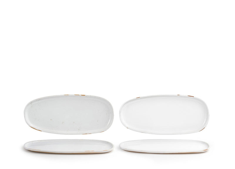 DSP037BEP23 11" x 5" Oval Artefact Plate - Ash